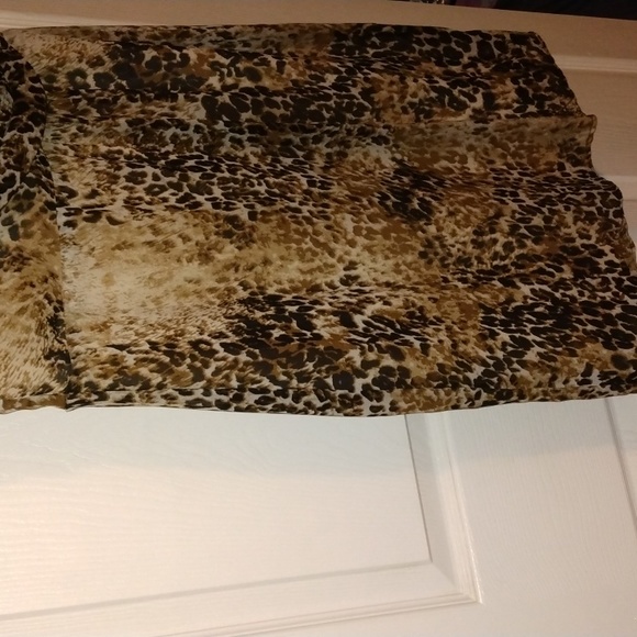 AnnaLee +Hope women's animal print midi dress Sz 10 - Picture 6 of 17